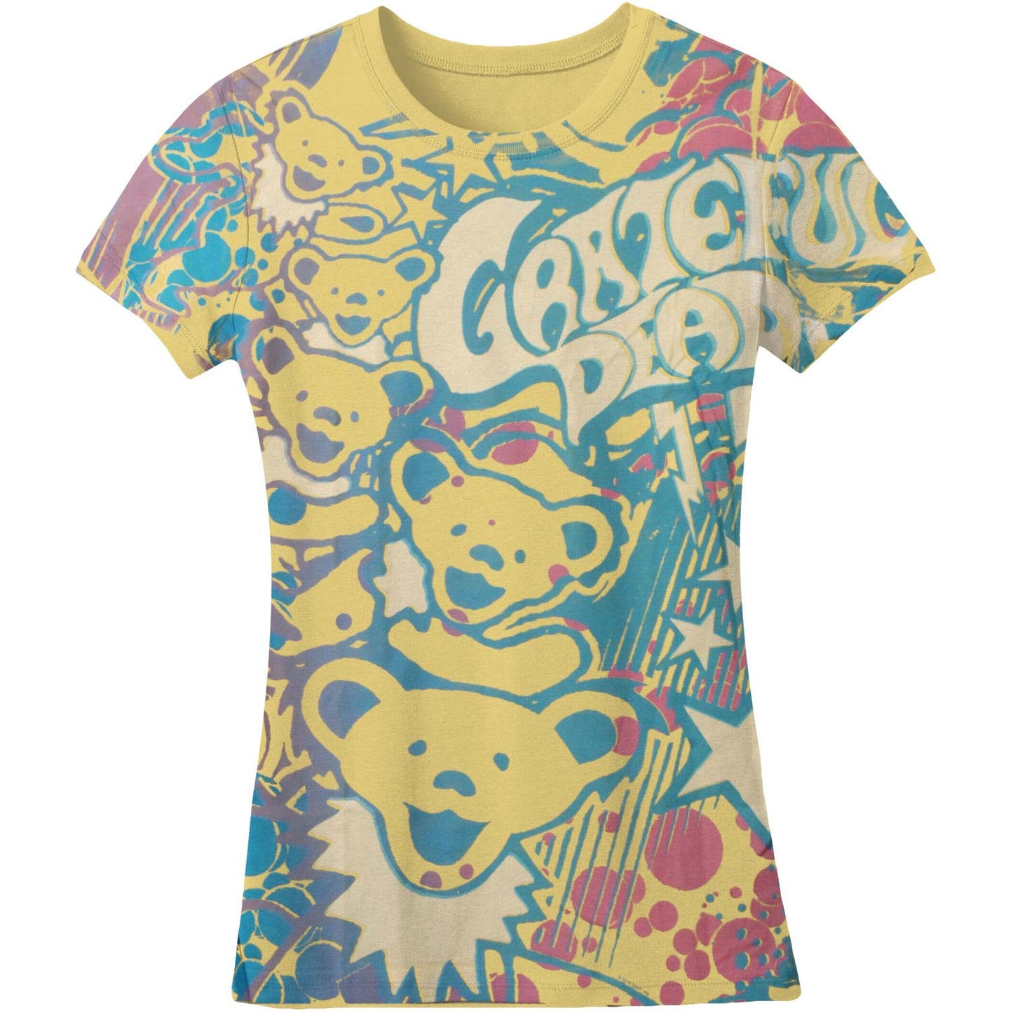 Bubble Gum Bears Juniors Long Length Junior Top