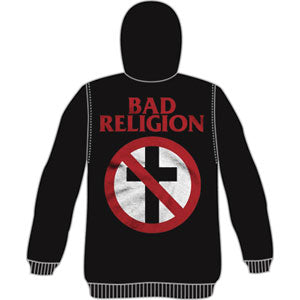 Bad Religion Classic Buster Zip Hoodie Zippered Hooded Sweatshirt