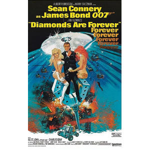 Diamonds Are Forever Domestic Poster