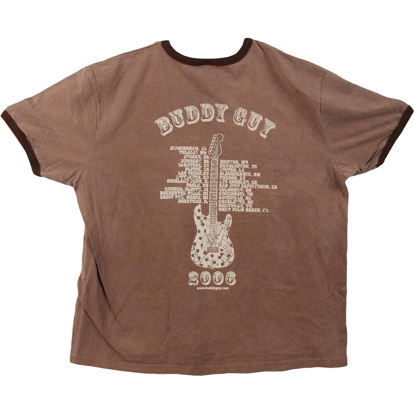 Buddy Guy Buddy Guy Distressed Guitar T-shirt