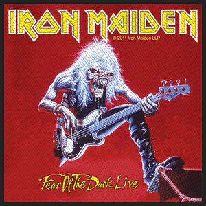 Iron Maiden Fear Of The Dark Live Woven Patch