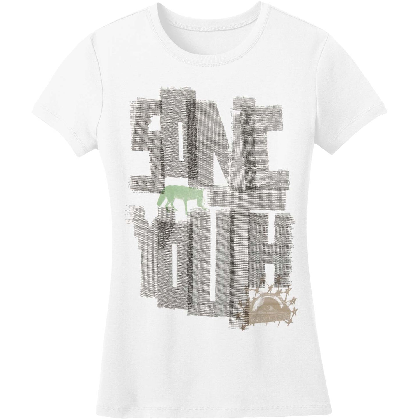 Girl's Concrete Poem Junior Top