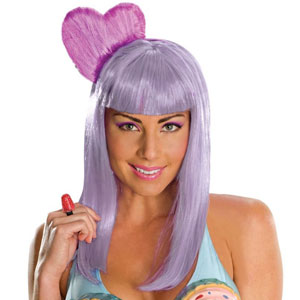 California Gurl Purple Wig Costume Accessory