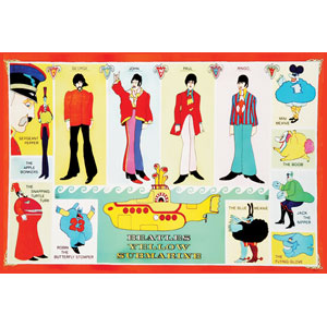 Beatles Import Poster