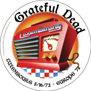 Grateful Dead Lumembourg '72 Sticker