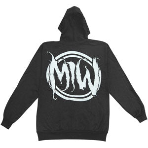 Motionless In White Raven Zippered Hooded Sweatshirt
