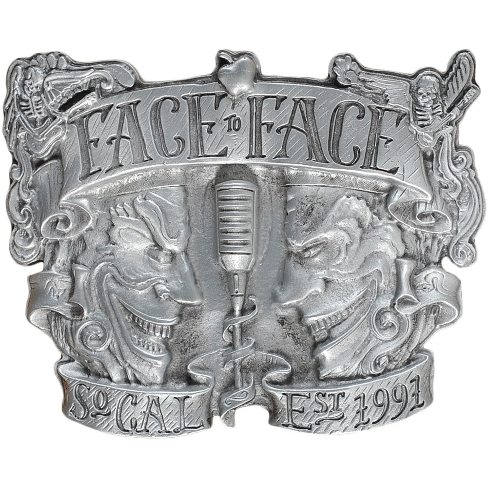 Face To Face Belt Buckle