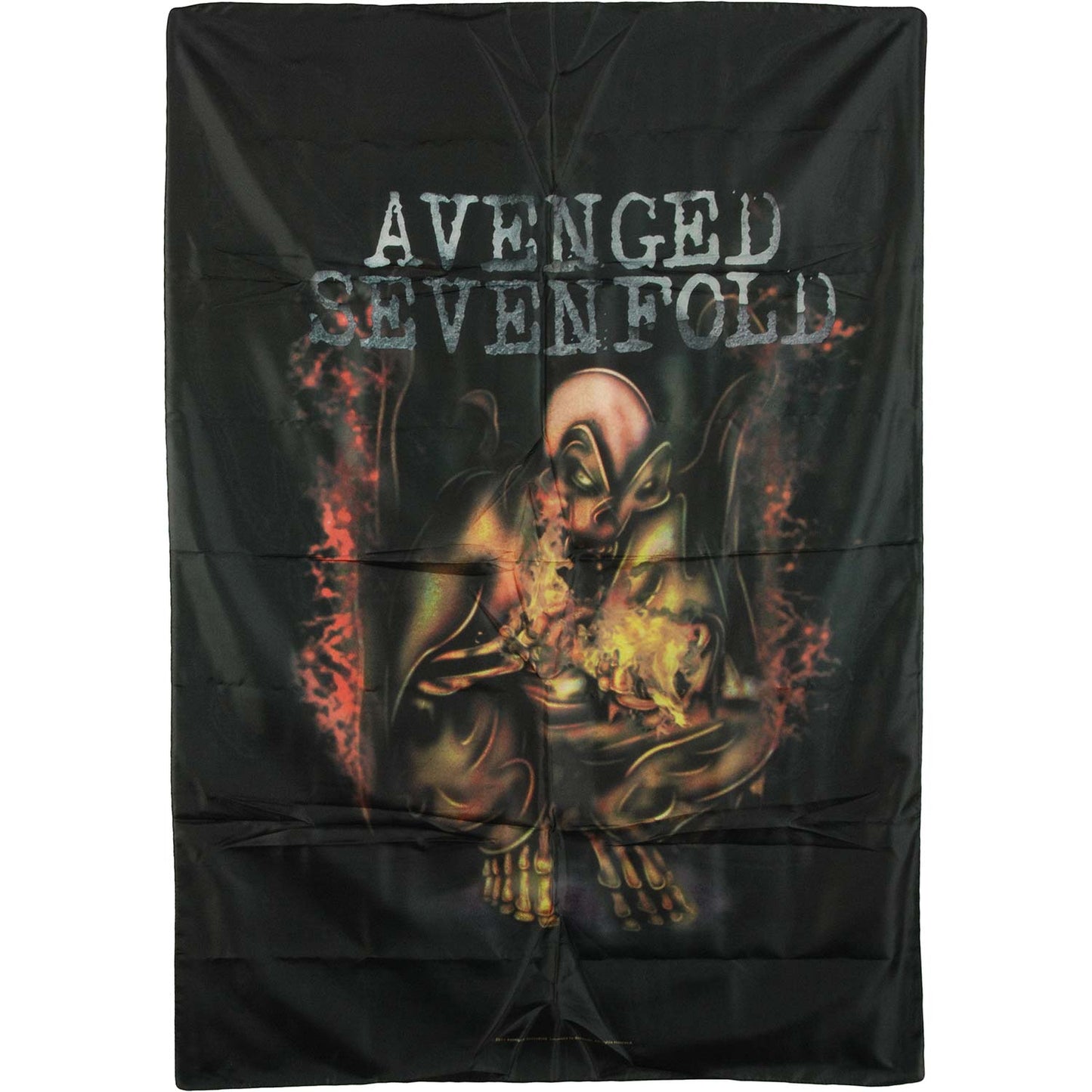 Fire Bat Poster Flag