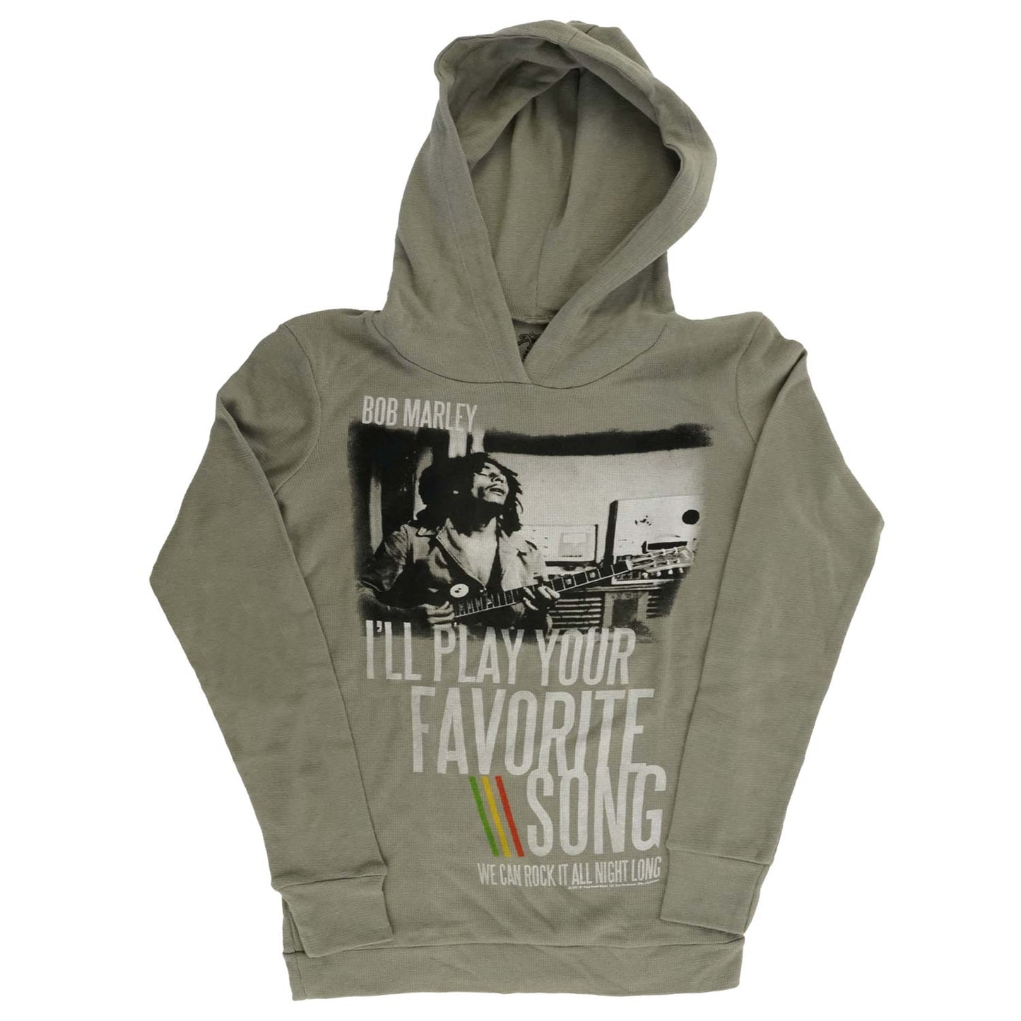 Bob Marley Favorite Song Girls Jr Hooded Sweatshirt