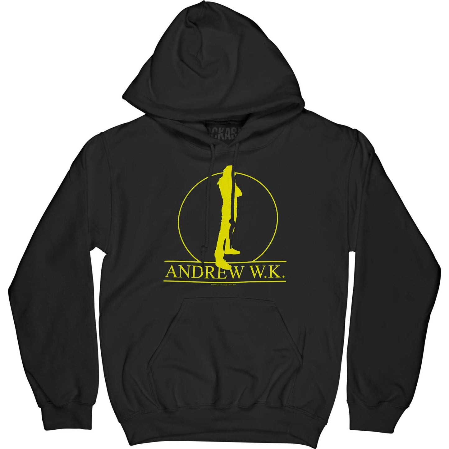 Yellow Silhouette Hooded Sweatshirt
