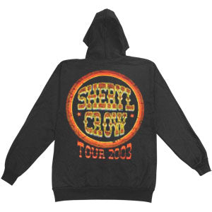 Star Logo Zippered Hooded Sweatshirt