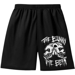 Bunny The Bear Skull Logo Gym Shorts