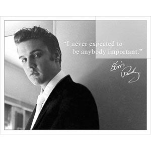 Important Quote Tin Concert Sign