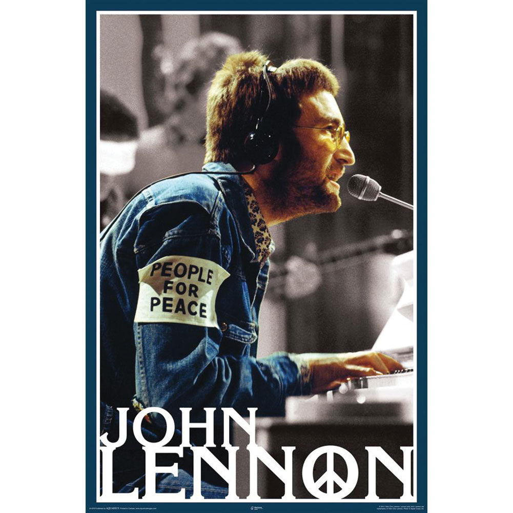John Lennon People For Peace Domestic Poster