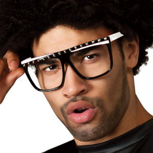 Black Glasses Costume Accessory
