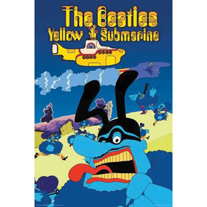 Yellow Sub Marine Domestic Poster