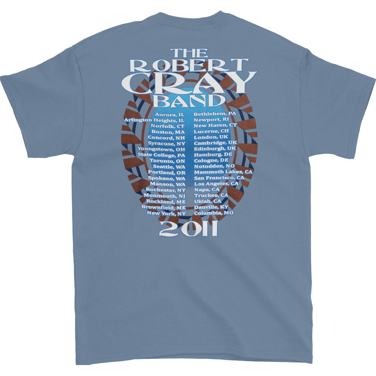 Robert Cray Oval Frame 2011 Tour T-shirt