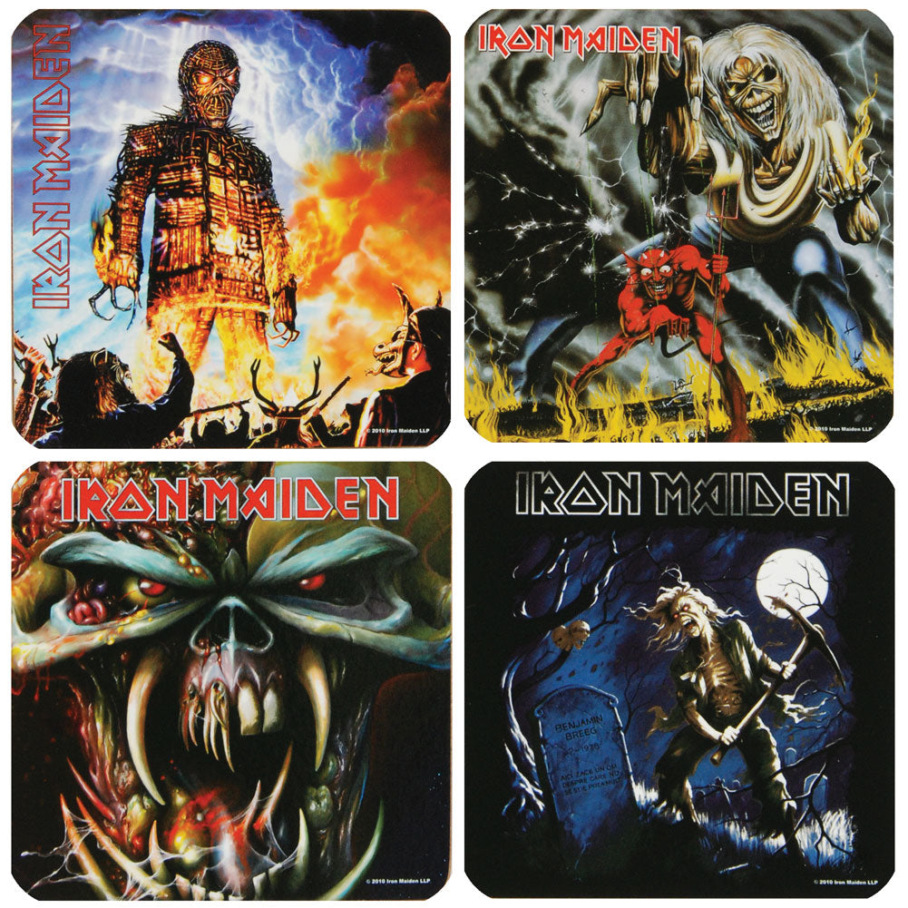 Iron Maiden Coaster Set