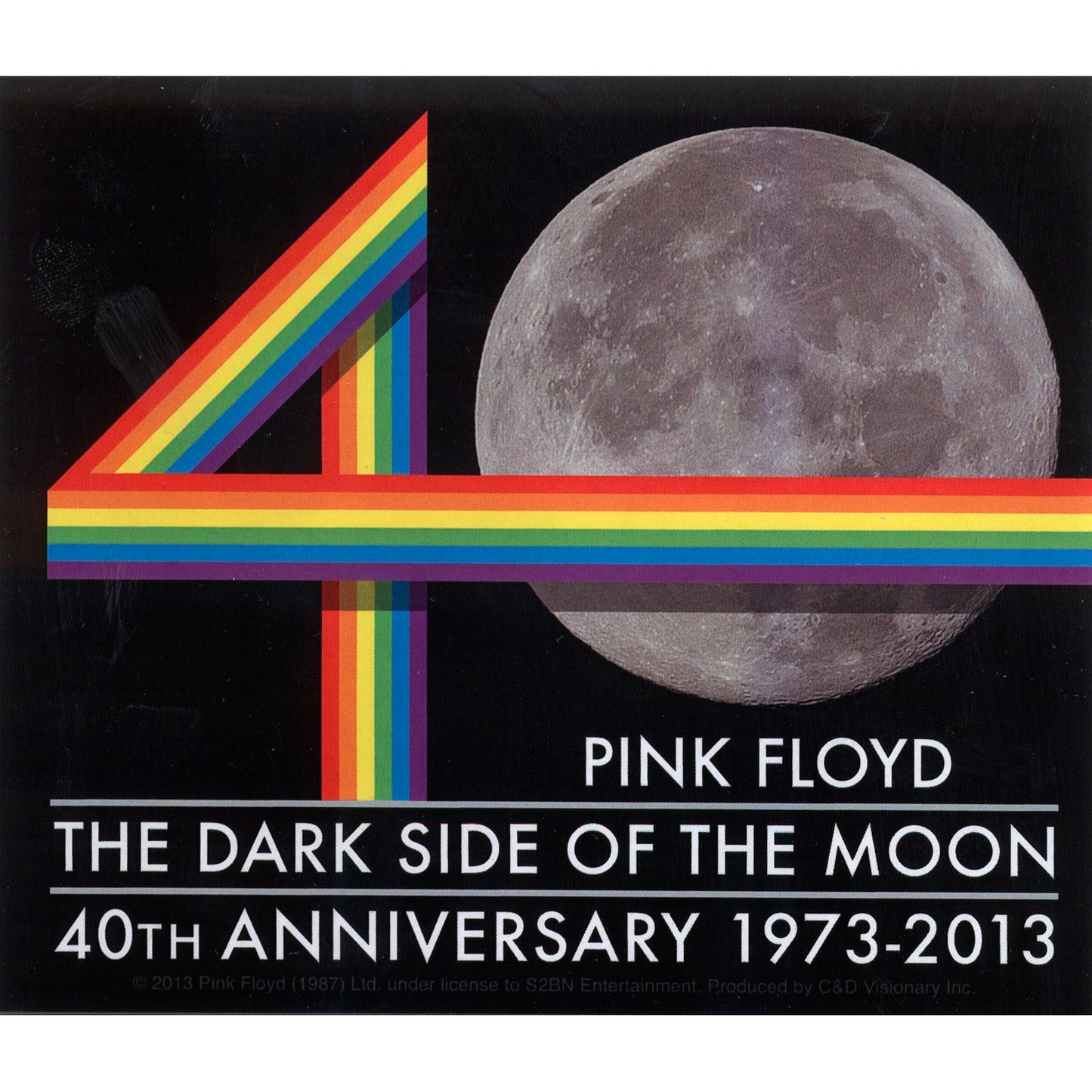 Pink Floyd TDSOTM Moon Sticker