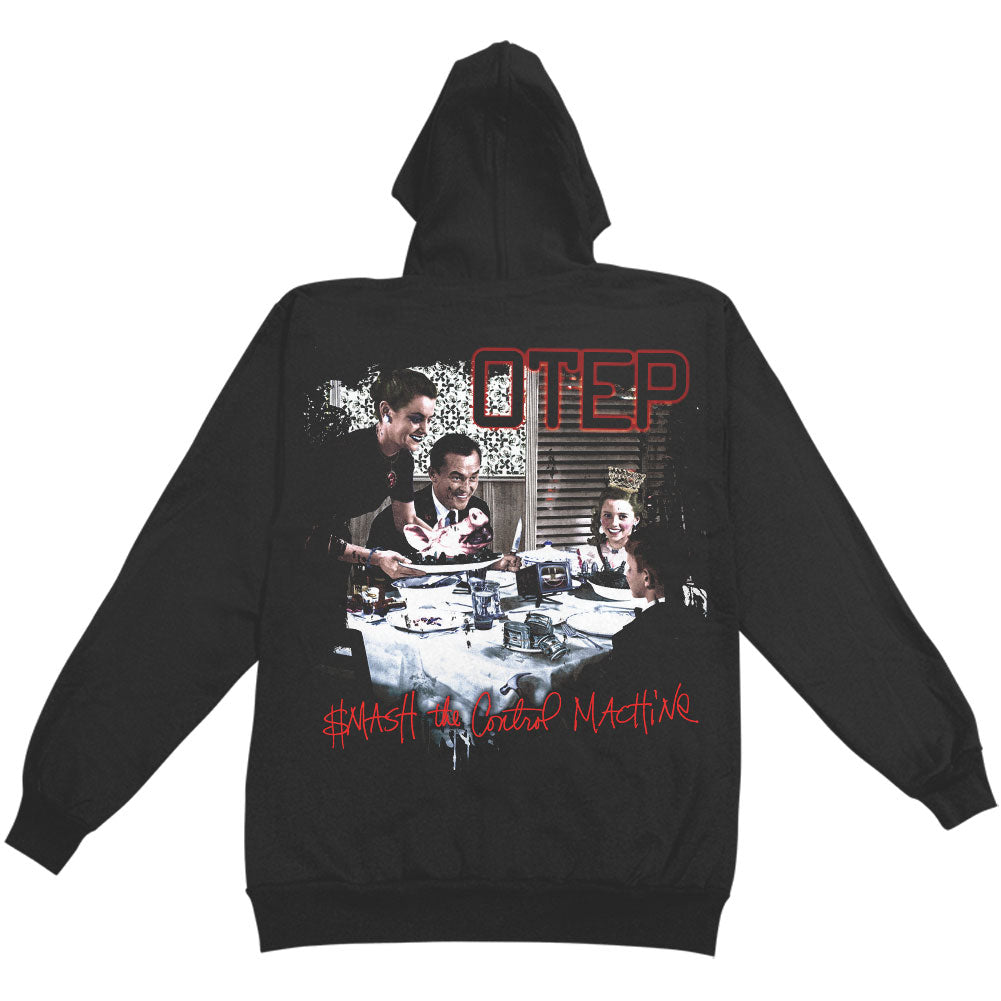 Family Dinner Hoodie Buddie Zippered Hooded Sweatshirt