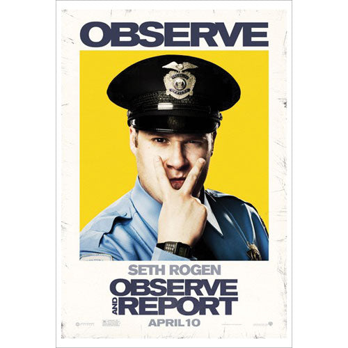 Observe And Report Movie Sheet Domestic Poster