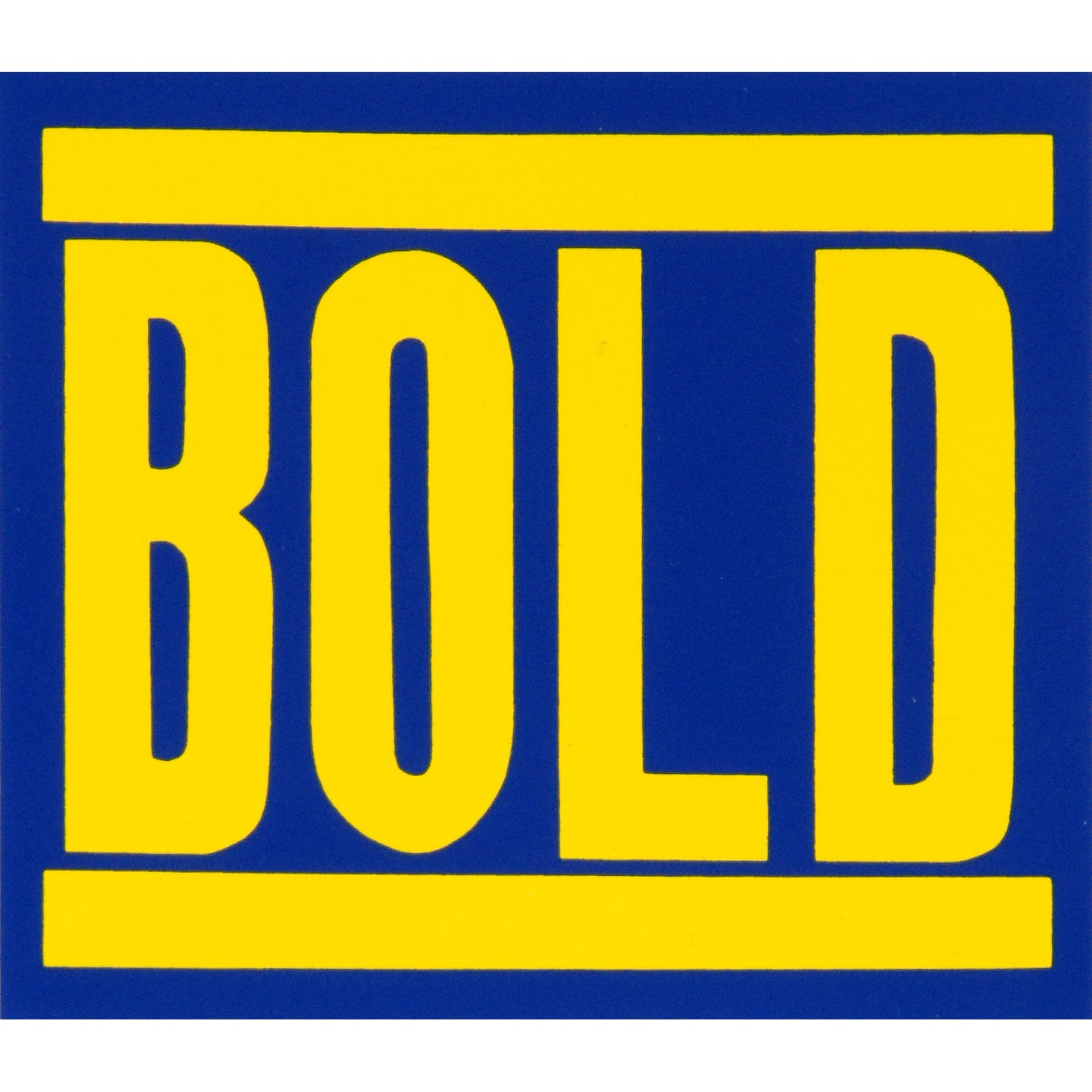 Bold Logo Sticker