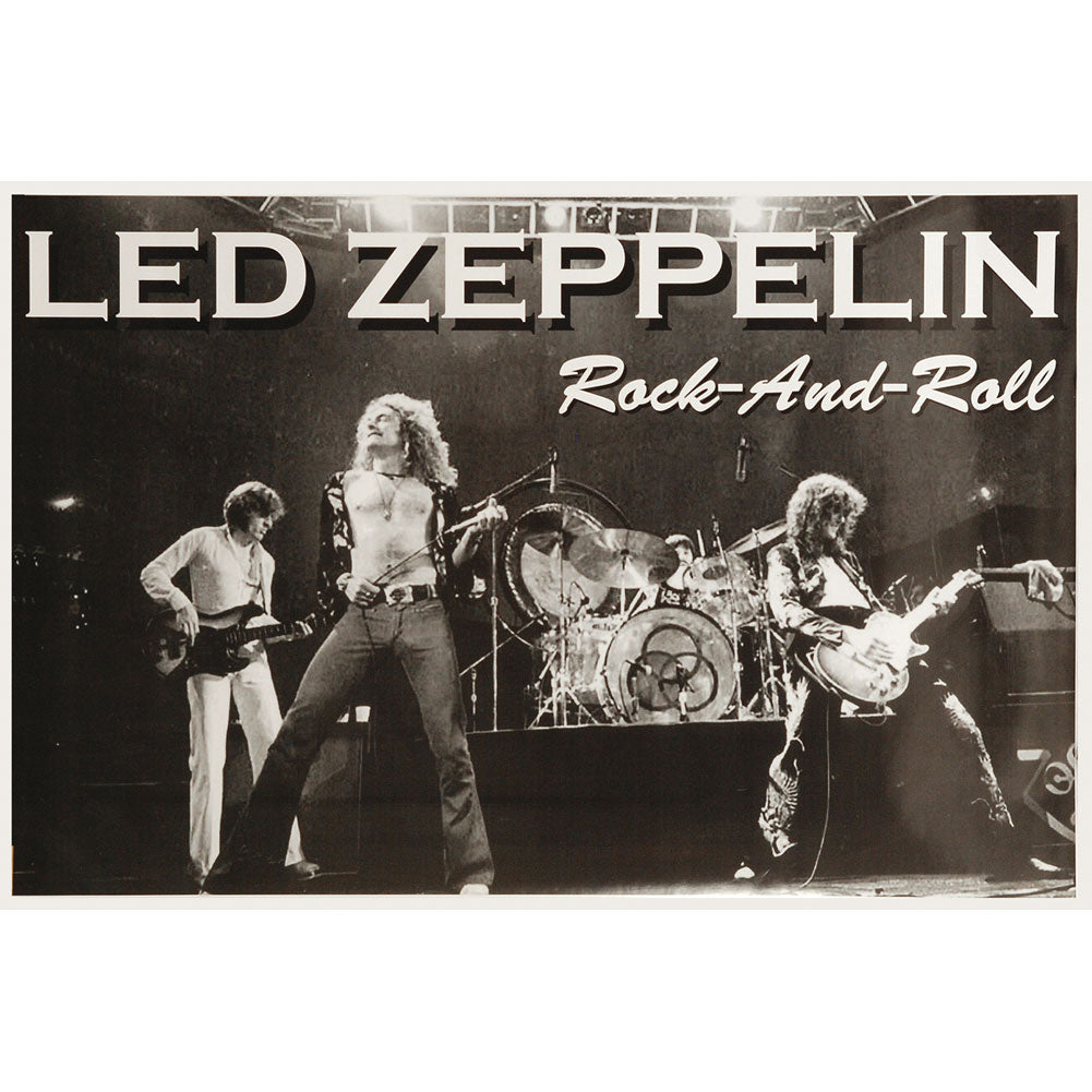 Led Zeppelin Rock And Roll Music Import Poster