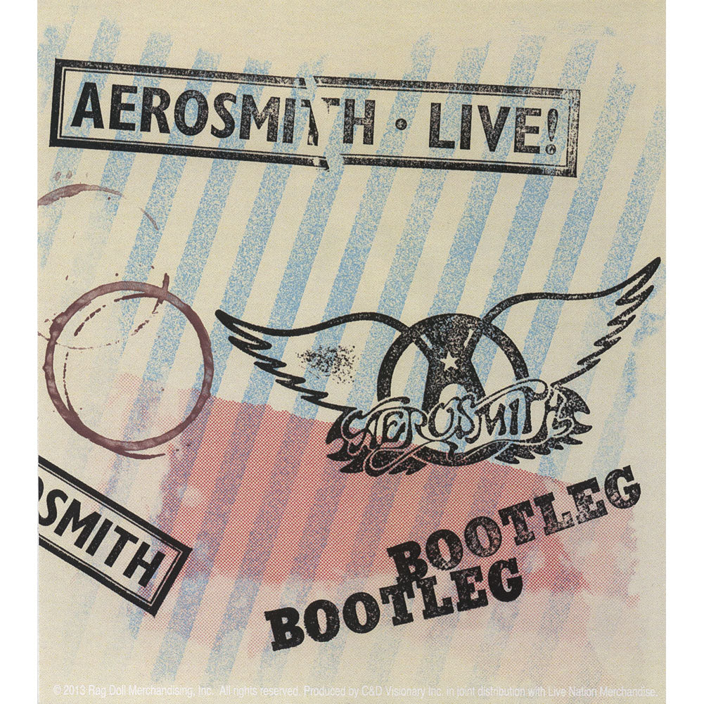 Aerosmith Bootleg Sticker