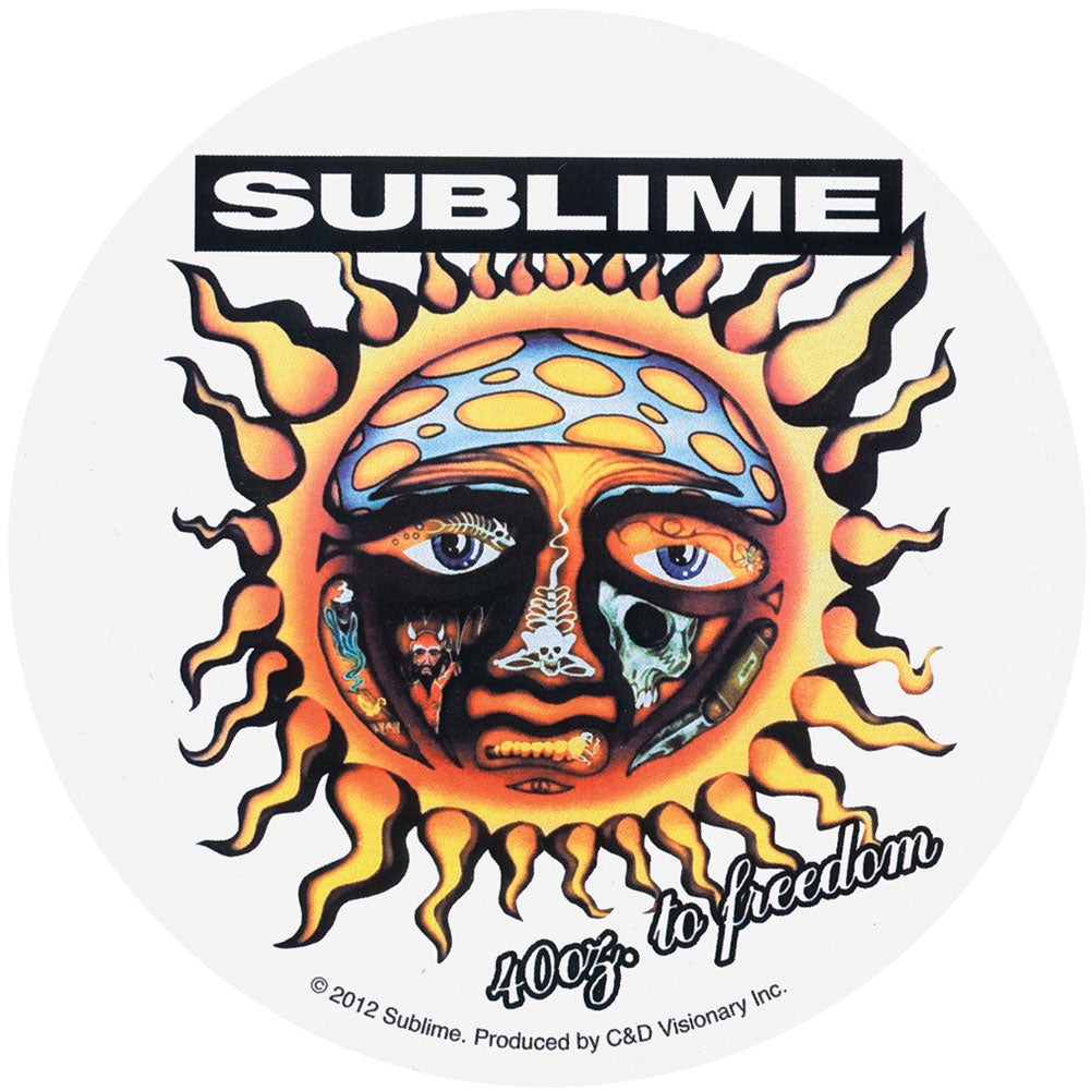 Sublime 40 Ounces To Freedom Sticker