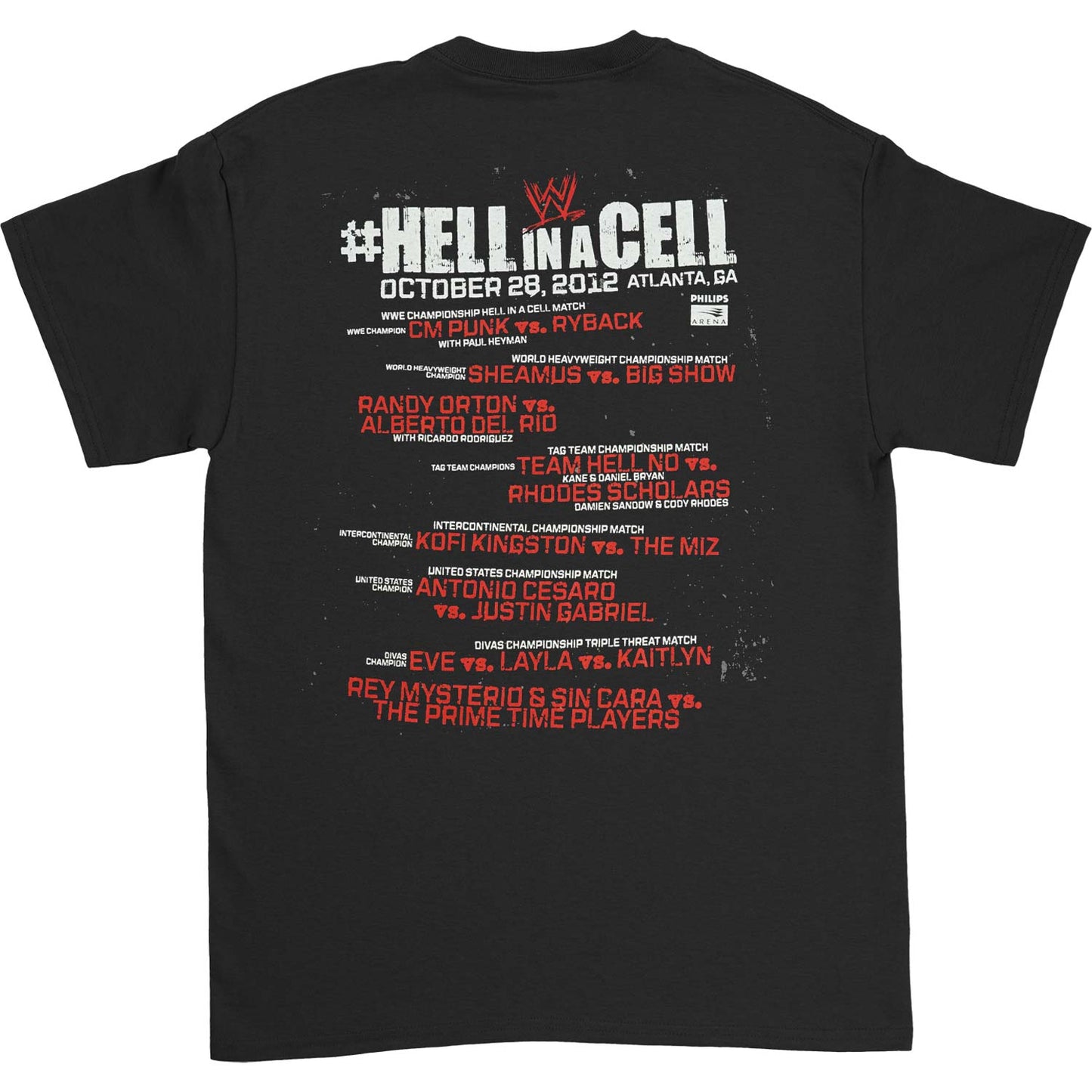 WWE Hell In A Cell 2012 T-shirt