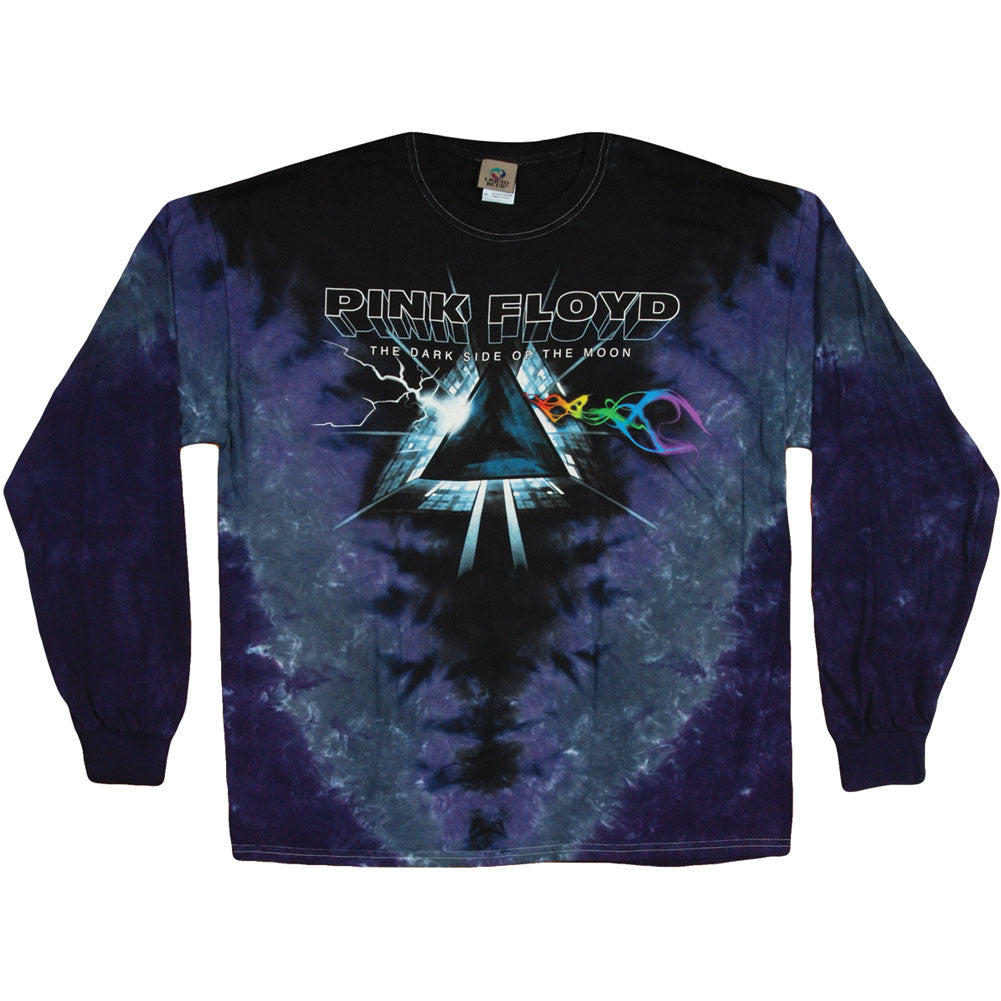 Pink Floyd Dark Side Vortex Tie Dye Long Sleeve