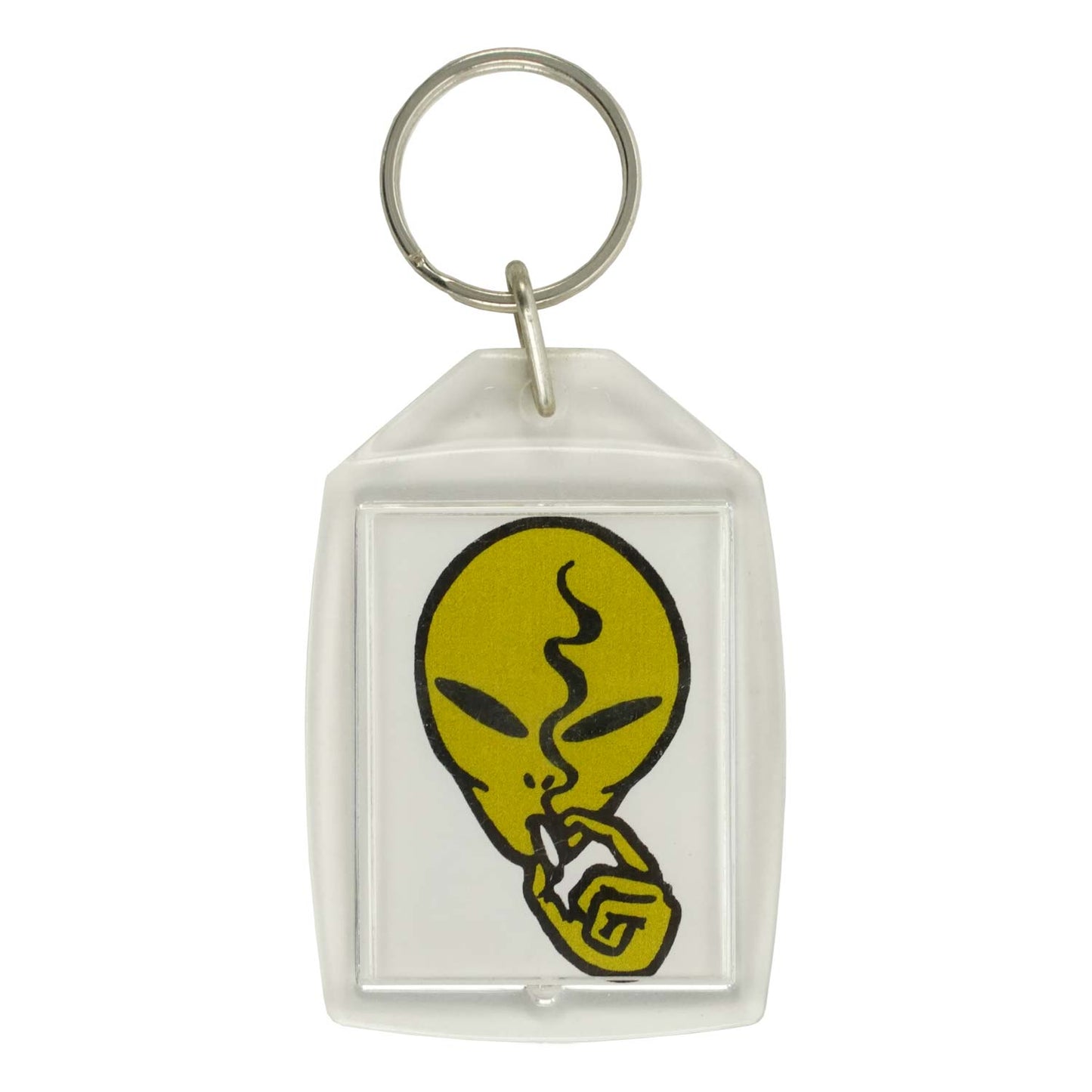 Alien Plastic Key Chain