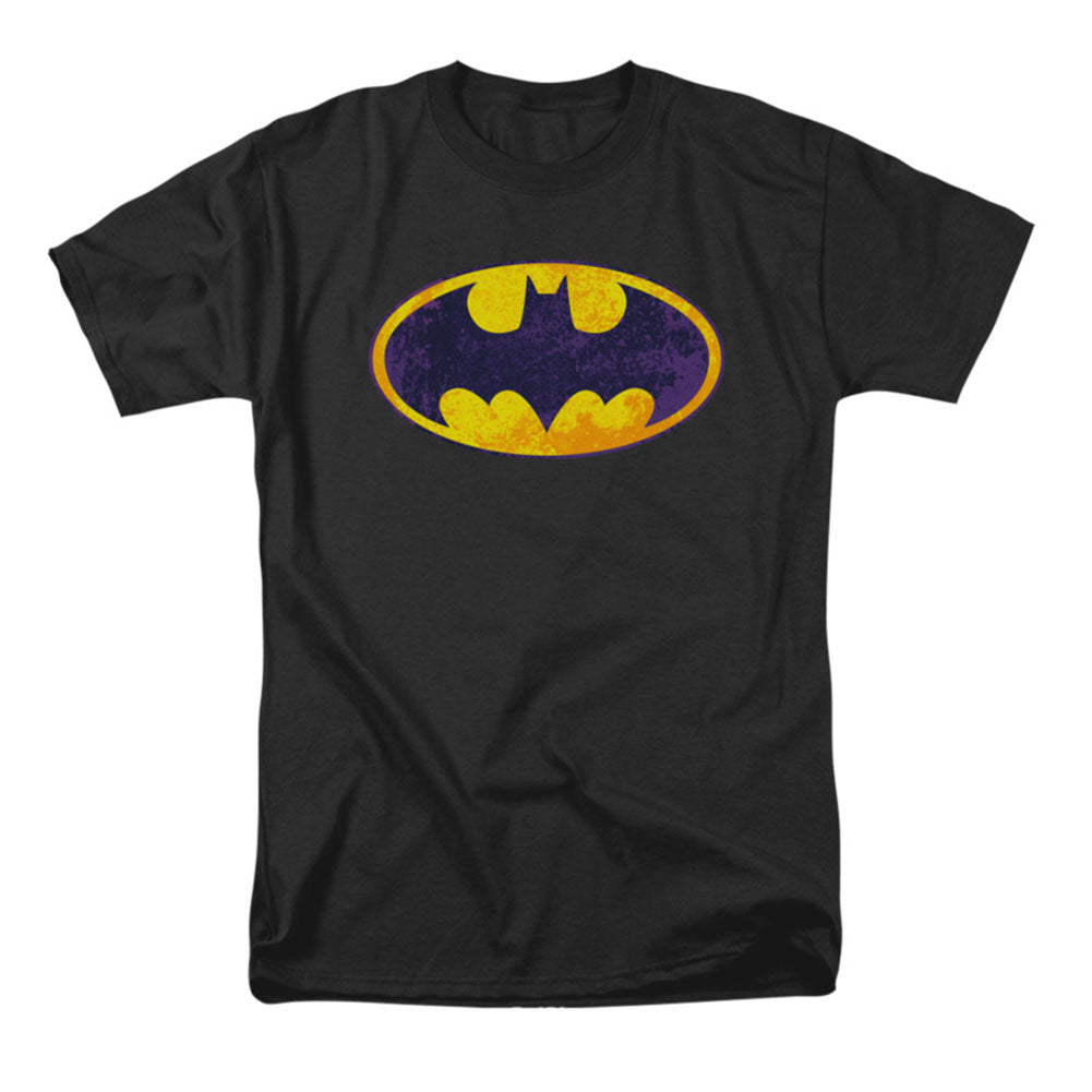 Batman Bm Neon Distress Logo T-shirt