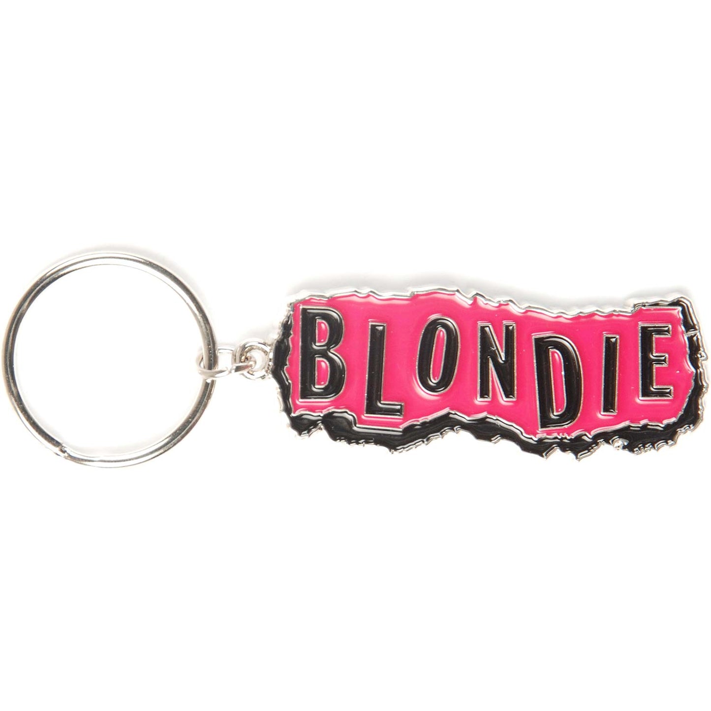Blondie Punk Logo Metal Key Chain