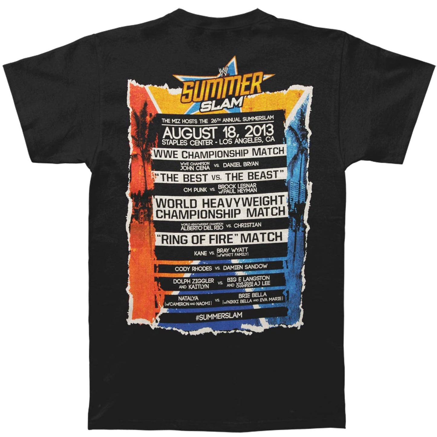 Summer Slam 2013 T-shirt