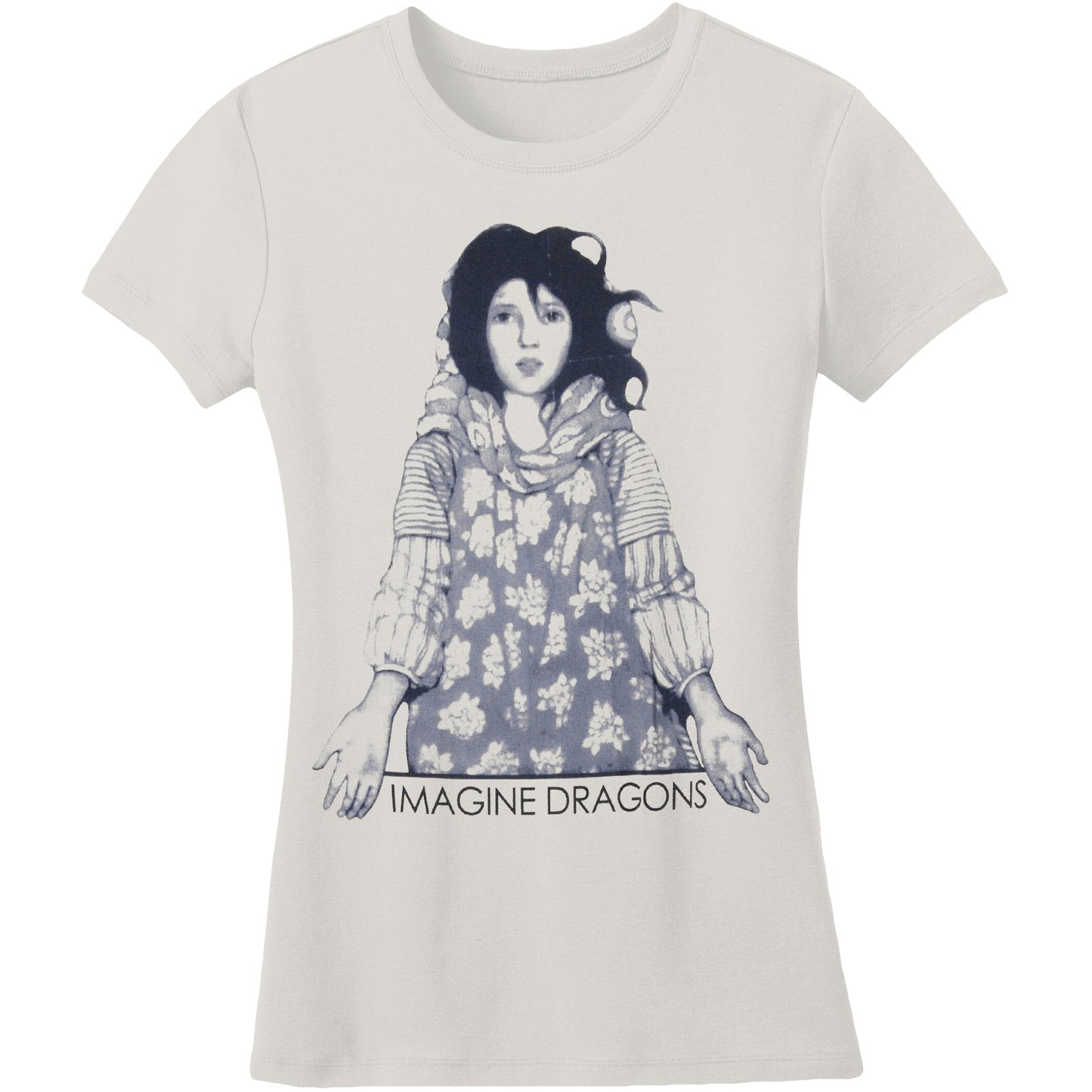 Girl 30/1 Junior Baby Doll On Platinum Junior Top