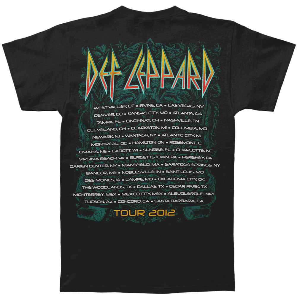 Def Leppard Stance 2012 Tour T-shirt