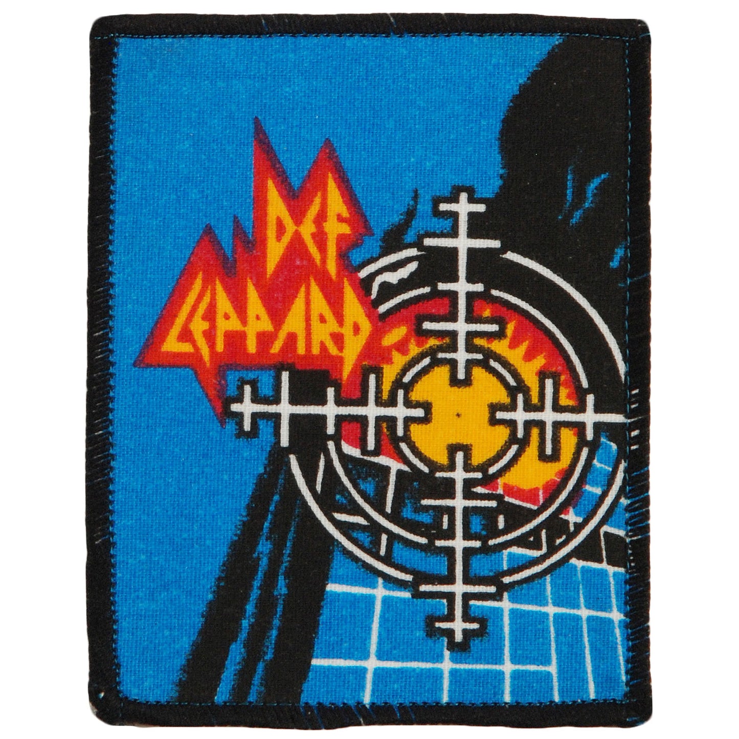 Pyromania Square (Black Border) Screen Printed Patch