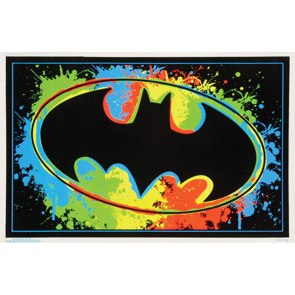Batman Logo Blacklight