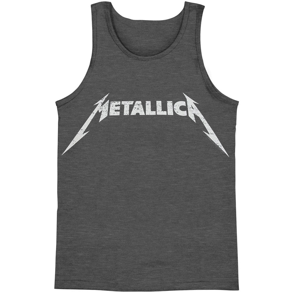 Classic Logo Distressed Mens Tank