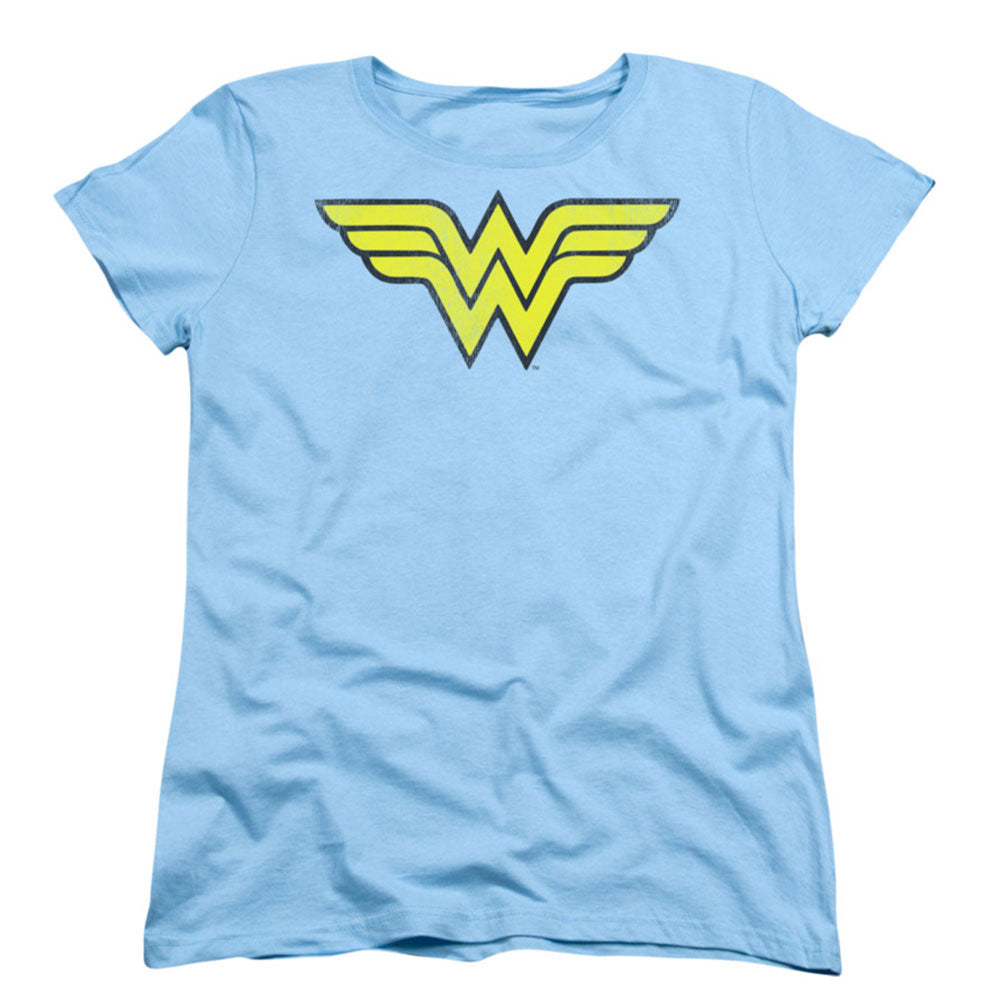 DC Comics Ww Logo Distressed Womens T-shirt