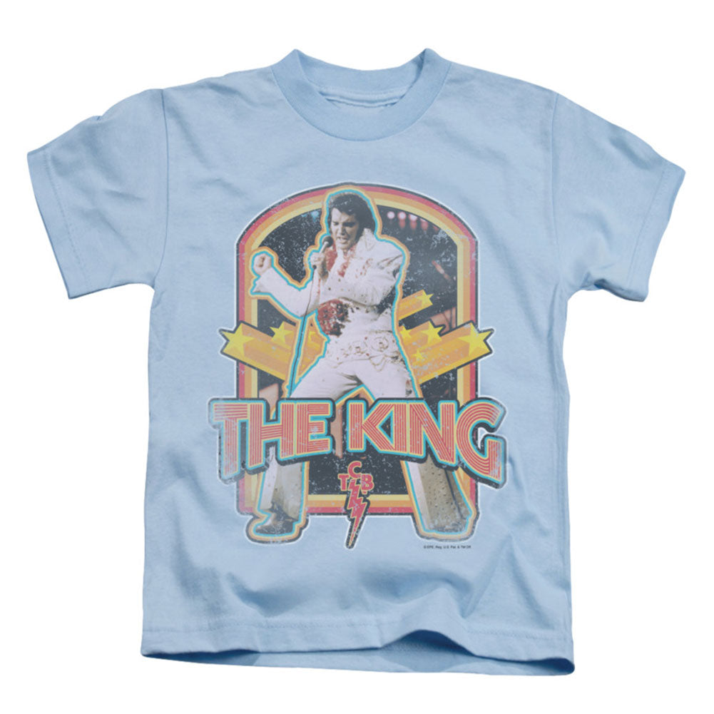 Elvis Presley Distressed King Childrens T-shirt