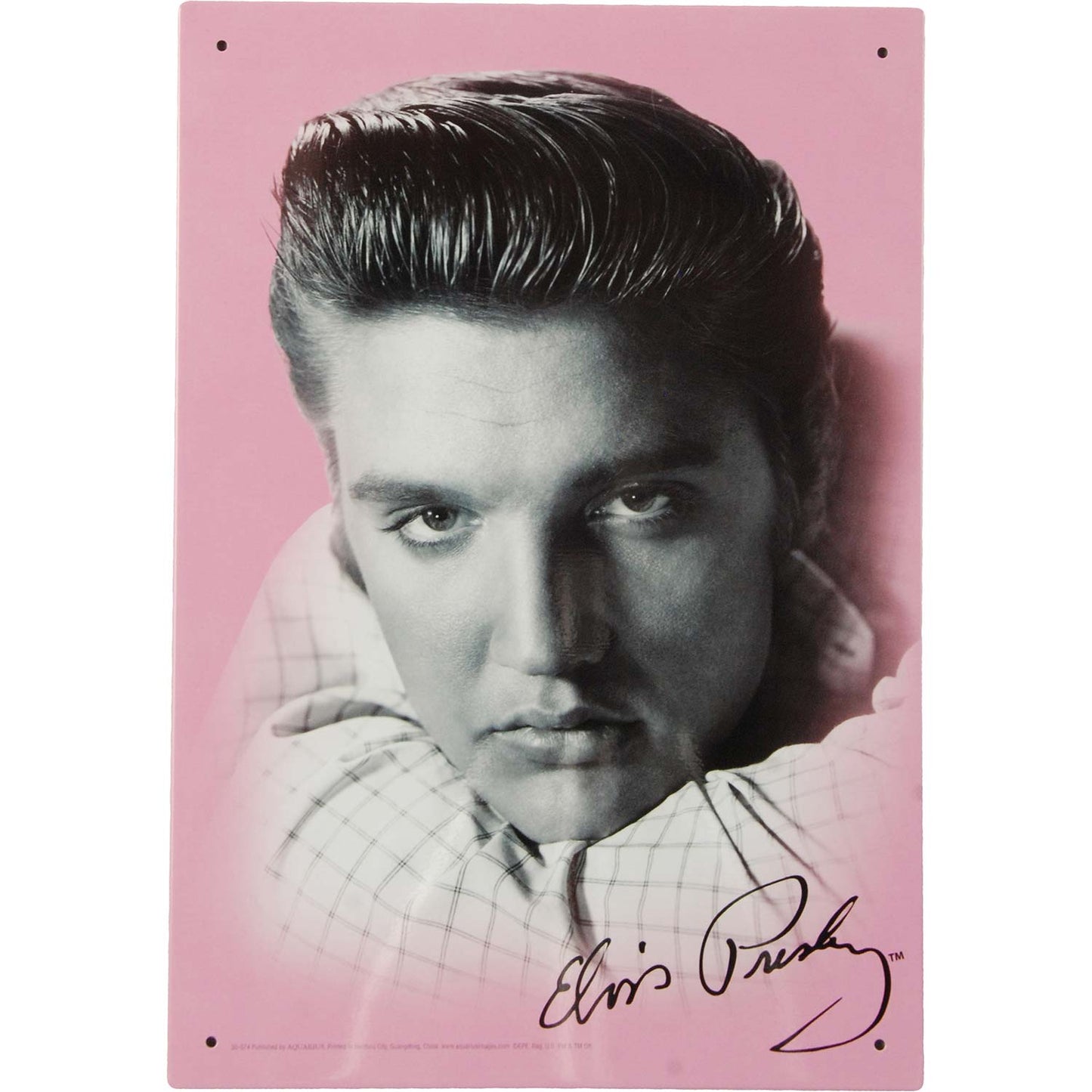 Elvis Presley Dream Boat Tin Concert Sign