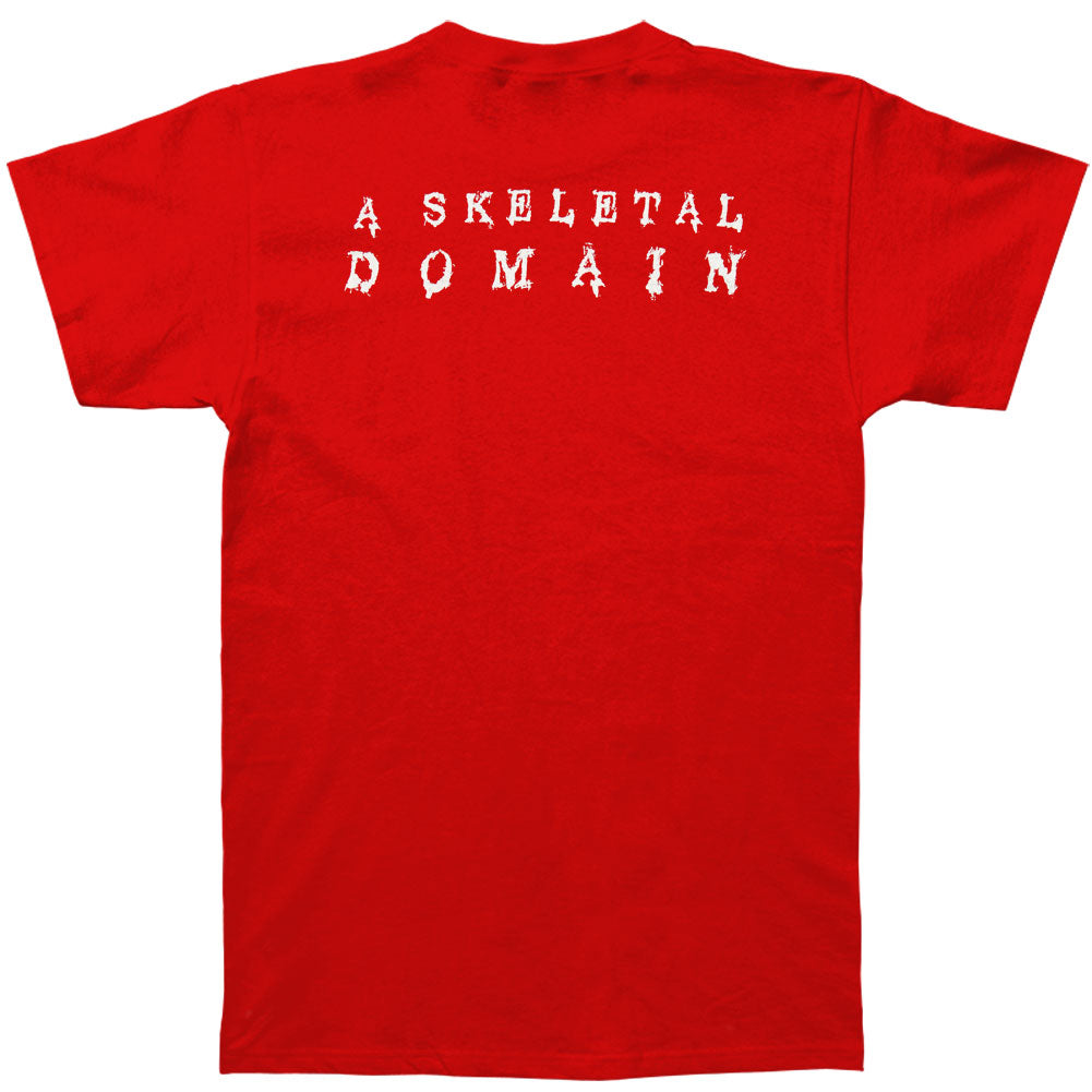 Skeletal Domain Red T-shirt