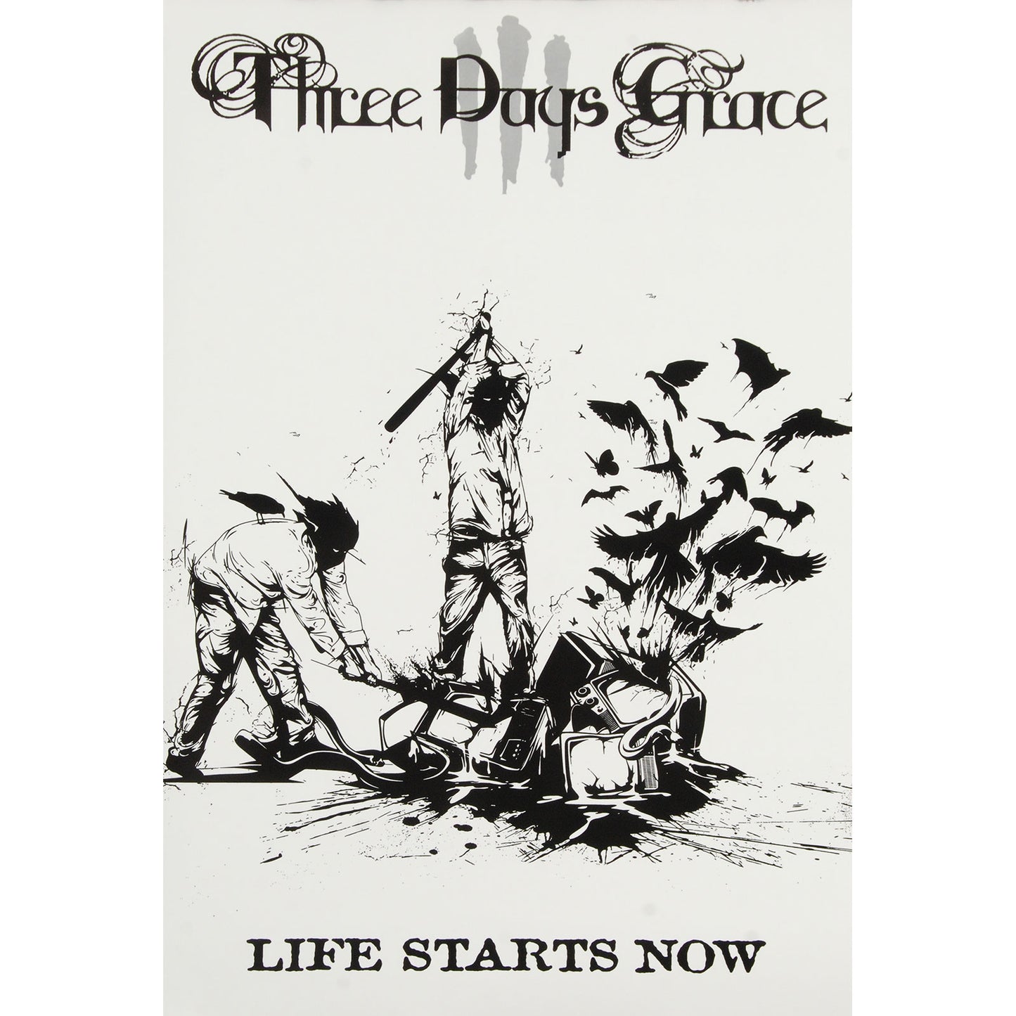 Three Days Grace Life Starts Now Domestic Poster
