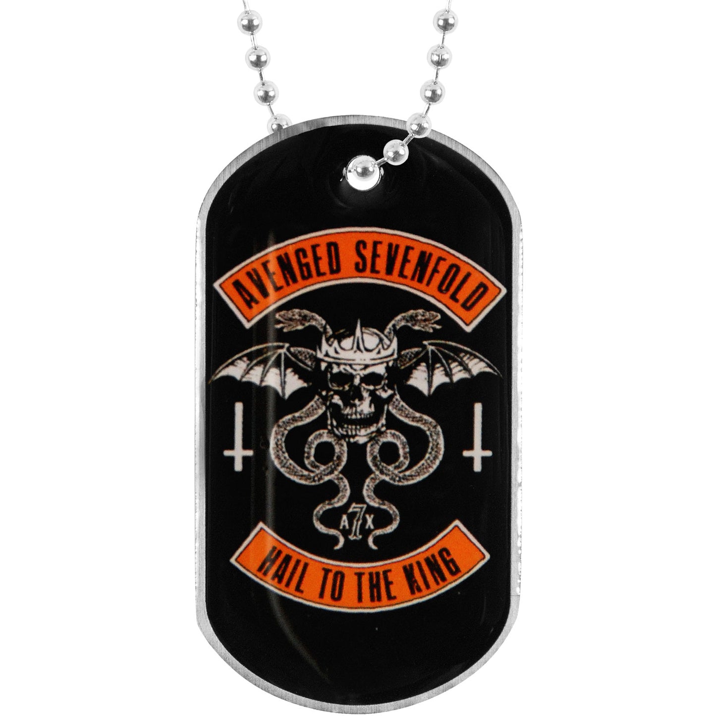 Biker Dog Tag Necklace