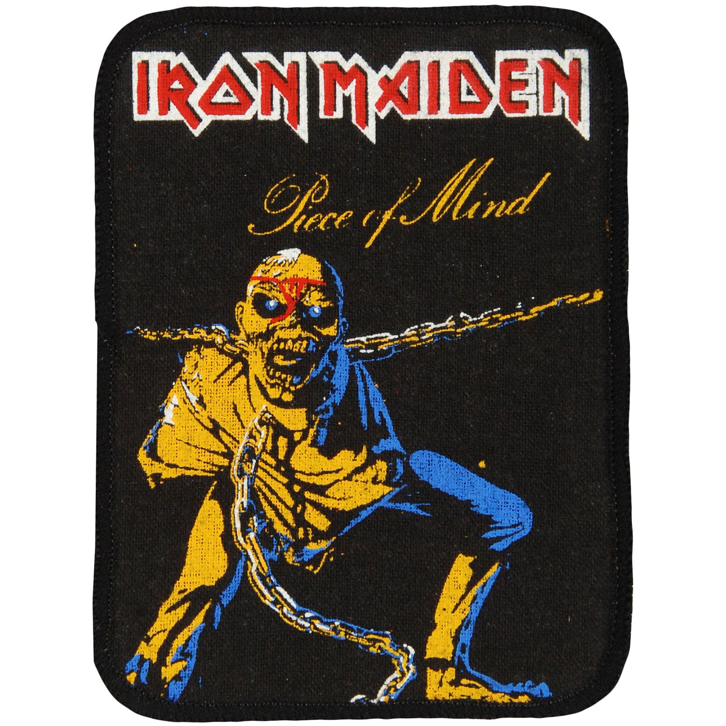 Iron Maiden Piece Of Mind 1 Screen Printed Patch