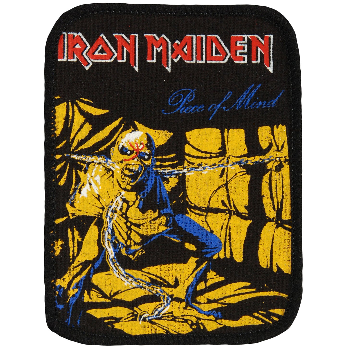 Iron Maiden Piece Of Mind 2 Screen Printed Patch