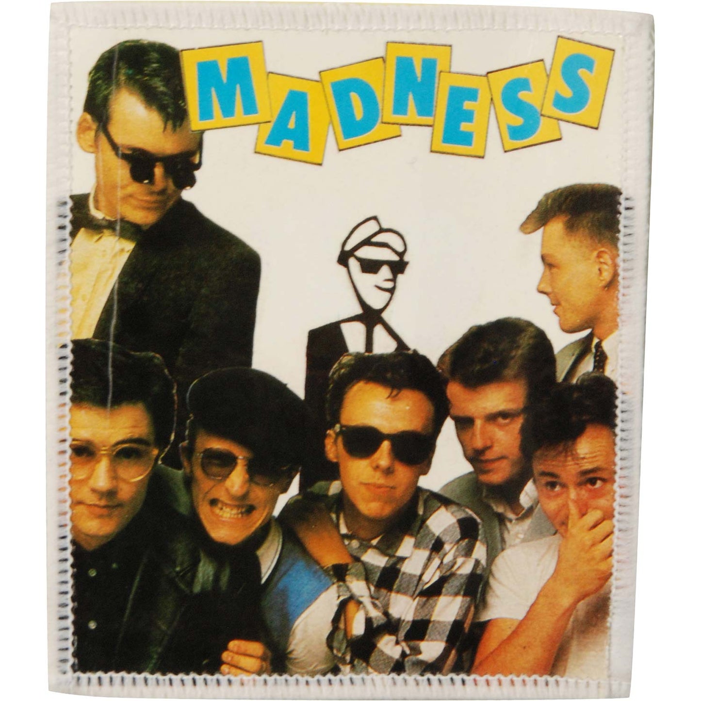 Madness Band Name In Yellow Squares Photo Patch