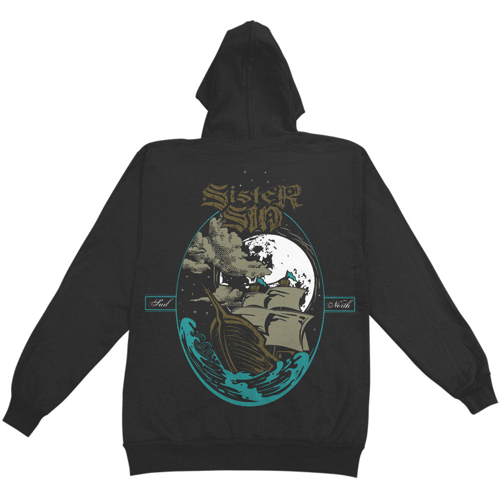 Sail North Zippered Hooded Sweatshirt